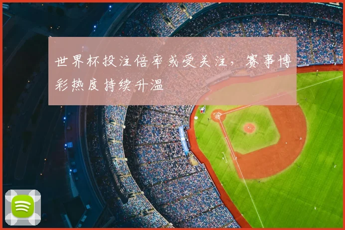 世界杯投注倍率或受关注，赛事博彩热度持续升温